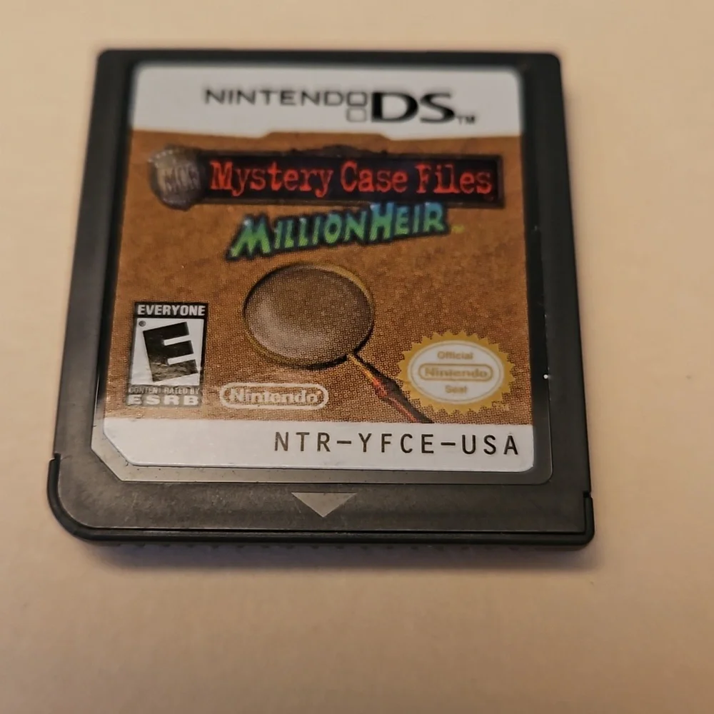 Nintendo DS Brain Challenge & Mystery Case Games.